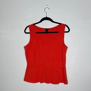 Ann Taylor Vibrant Red Tank Top